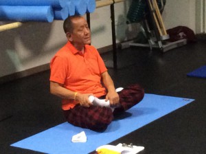 Palestra Tiberio Wellness organizzatrice incontro di yoga monaco budista
