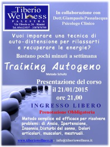 Tiberio Wellness training autogeno