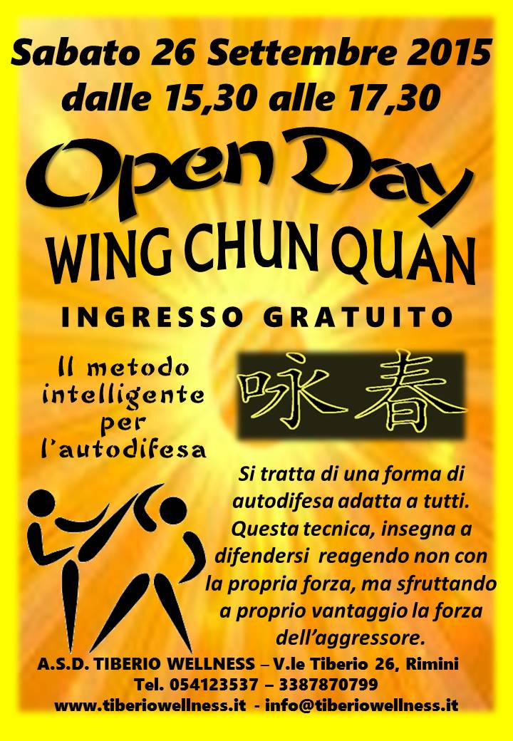 Open Day Wing Chun Quan Rimini
